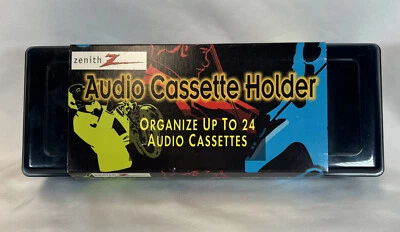 New ZENITH Audio Cassette Tape Holder Up To 24 Tapes - Image 1 of 2