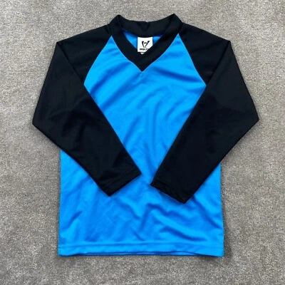 Camiseta deportiva de fútbol de manga larga High Five juvenil unisex talla S azul negra Foto 1 de 4