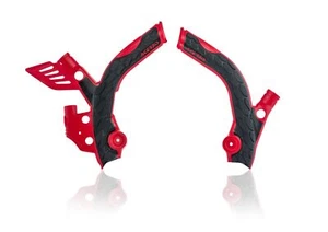 Protectores de marco Acerbis X-Grip rojo negro para beta RR 2T RR 4T 2015-2019 - Imagen 1 de 2