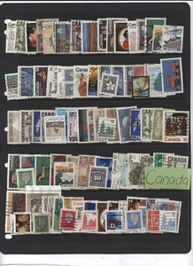 80 ish Canada Canadian USED Commemorative Mixed Stamp Packet Ref: 1473 - Cheap - Bild 1 von 1