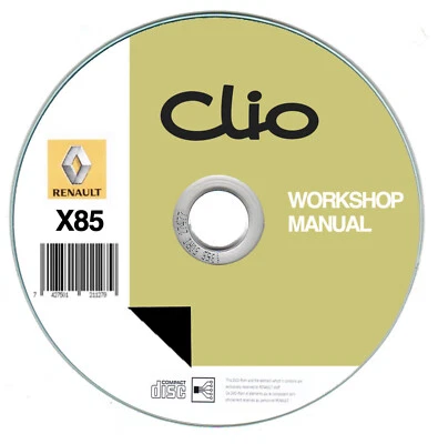 Renault Clio III (X85) 2005-14 manuale officina su Cd - Immagine 1 di 4