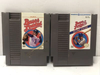 Nintendo NES Bases Loaded II: Second Season, two video games bundle. Tested. - Image 1 of 4
