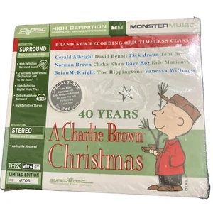 A Charlie Brown Christmas (40 Years) Superdisc Cd, Dvd Limited Edition #6708 - Picture 1 of 11