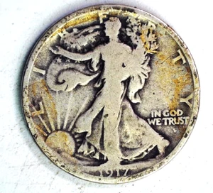 { 1917-S Walking Liberty Half Dollar #204 - Picture 1 of 3
