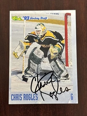 1993 Classic #77 AUTO Chris Rogles AUTOGRAPH Signed - Image 1 of 2