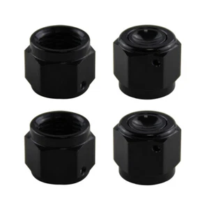 Aluminum Pipe Coupling Fitting 8AN 3/4"-16 Female Pipe Plug Adapter 4PCS - Picture 1 of 9