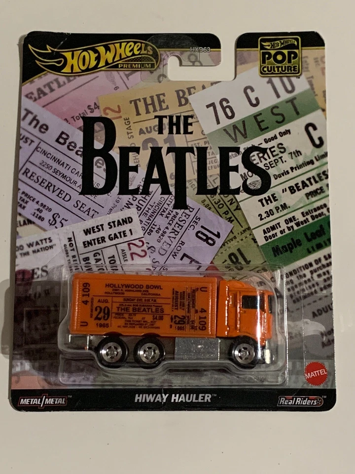 Hot Wheels - 2024 POP CULTURE - ORANGE THE BEATLES HOLLYWOOD BOWL - HIWAY HAULER Foto 1 de 3