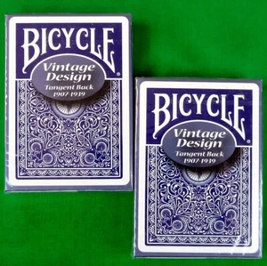 2 Packungen Fahrrad Limited Edition Tangentenrücken Vintage Design Spielkarten - Bild 1 von 8