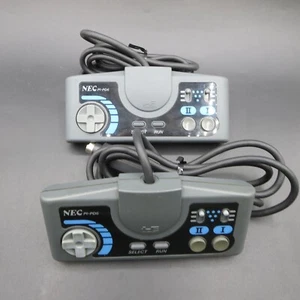 PC Engine Turbo Pad Controller NEC PI PD6 OEM Genuine 2 Set Japan Made - Picture 1 of 8