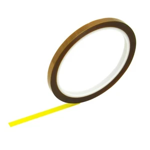 Cinta de enmascaramiento 6 mm de ancho poliimida de alta temperatura SI-KAP-6 PCB resistente al calor - Imagen 1 de 2