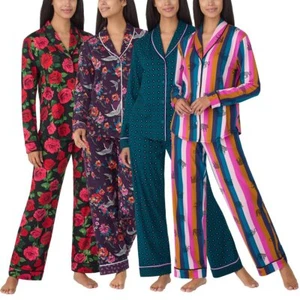Room Service Ladies Notch Collar PJ Pyjama Set, 2 Piece - 5460-1-A - Picture 1 of 6