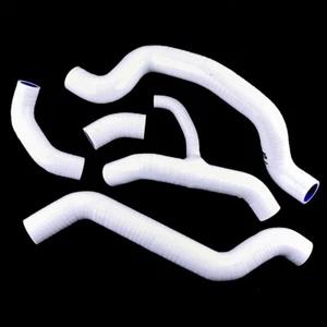 For 2007-2014 Ducati 848 1098 1198 / 848 EVO Silicone Radiator Hoses Kit White - Bild 1 von 3