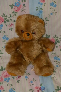 Peluche ancienne ours en peluche par Golden Bear environ 11" Made in England - Photo 1/6