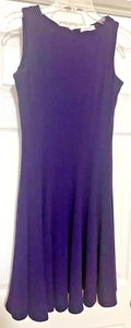 Vestido sin mangas púrpura Calvin Klein™ con falda COMPLETA - Talla 2 - Imagen 1 de 4