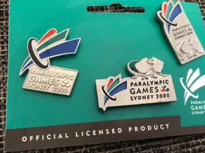 Paralympic Games Sydney 2000 (3 Pins) Lizzie Mascot Benson House & Troffe 1997 - Picture 1 of 11