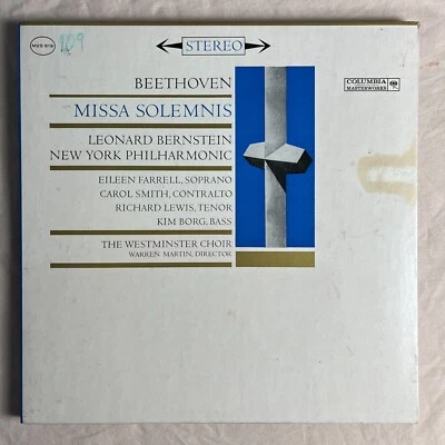 BERNSTEIN Beethoven: Missa Solemnis 1961 Vinyl 2xLP Columbia M2S 619 - VG+ - Image 1 of 4