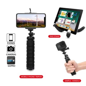 KALIOU 2023 Mini Flexible Smartphone Octopus Vlog Selfie Stick Tripod Live Vid - Picture 1 of 6