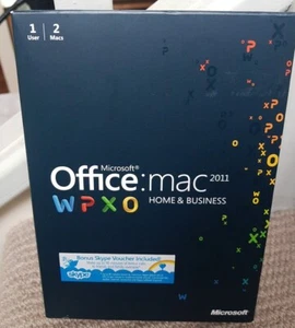 Apple Mac Microsoft Office 2011 Home & Business DVD ** might not install ** - Picture 1 of 6
