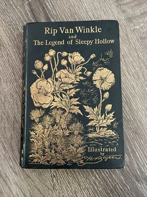 1893 RIP VAN WINKLE AND THE LEGEND OF SLEEPY HOLLOW by Washington Irving. Illus - Image 1 of 4