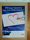 GB Postal History: 2002 Will your Valentine win the LOVE DRAW BCM374A4