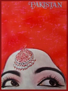 3376.Pakistan Travel Advertising Red Beauty POSTER.School Home Room Art decor - Picture 1 of 1
