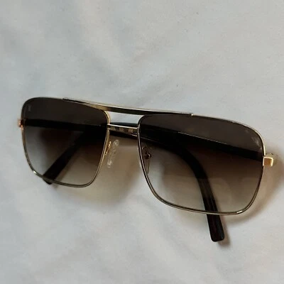 Marco Louis Vuitton Z0259U Attitude tono dorado con lente degradada marrón sol G3D Foto 1 de 4