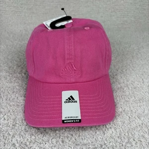 Adidas Hat Womens One Size Mint Pink Aeroready Saturday 2.0 Baseball Cap Adjust - Picture 1 of 13
