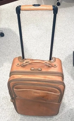 De colección Hartmann Todo Cinturón Cuero Ruedas Rodillo Llevar 23" X 15" X 9" Foto 1 de 4