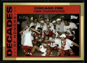 2025 Topps MLS 30th Anniv #DOH-3 Chicago Fire Decades of Honor Gold Foil #/50 - Picture 1 of 2