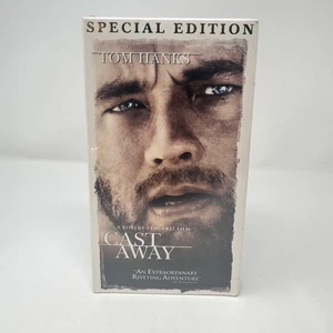 Cast Away Special Edition VHS Tom Hanks Sealed 2000 Movie Drama Robert Zemeckis - Picture 1 of 8