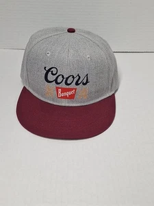 Coors Banquet Snap Back Hat, One Size Fits Most - Picture 1 of 2