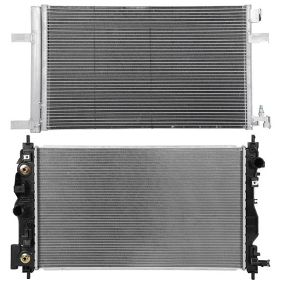 Aluminum Radiator & Condenser Cooling Kit For 2010-2016 Buick LaCrosse Sedan - Изображение 1 из 4