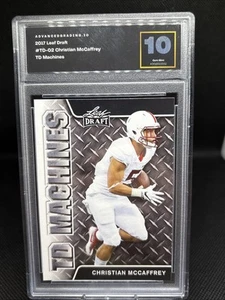 Christian McCaffrey 2017 Leaf Draft TD Machines TD-02 49ers RC GEM MINT 10 ๐ฅ๐ฅ - Picture 1 of 2