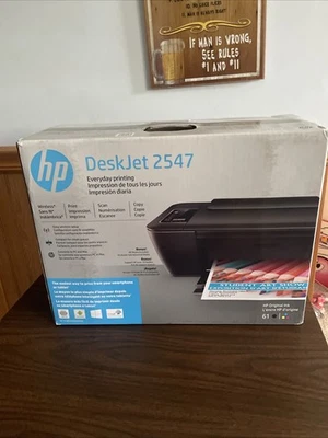 HP DESKJET 2547 ALL IN ONE PRINTER NEW SEALED - Image 1 of 4
