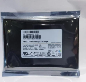 Samsung 960GB PM883 SSD 2.5" MZ-7LH9600 SATA6.0Gbps MZLH960HAJR-00005 SATA III - Afbeelding 1 van 2