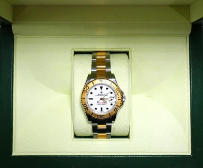 Rolex Yacht-Master 168623 dos tonos acero inoxidable y oro amarillo de 18 k Foto 1 de 4