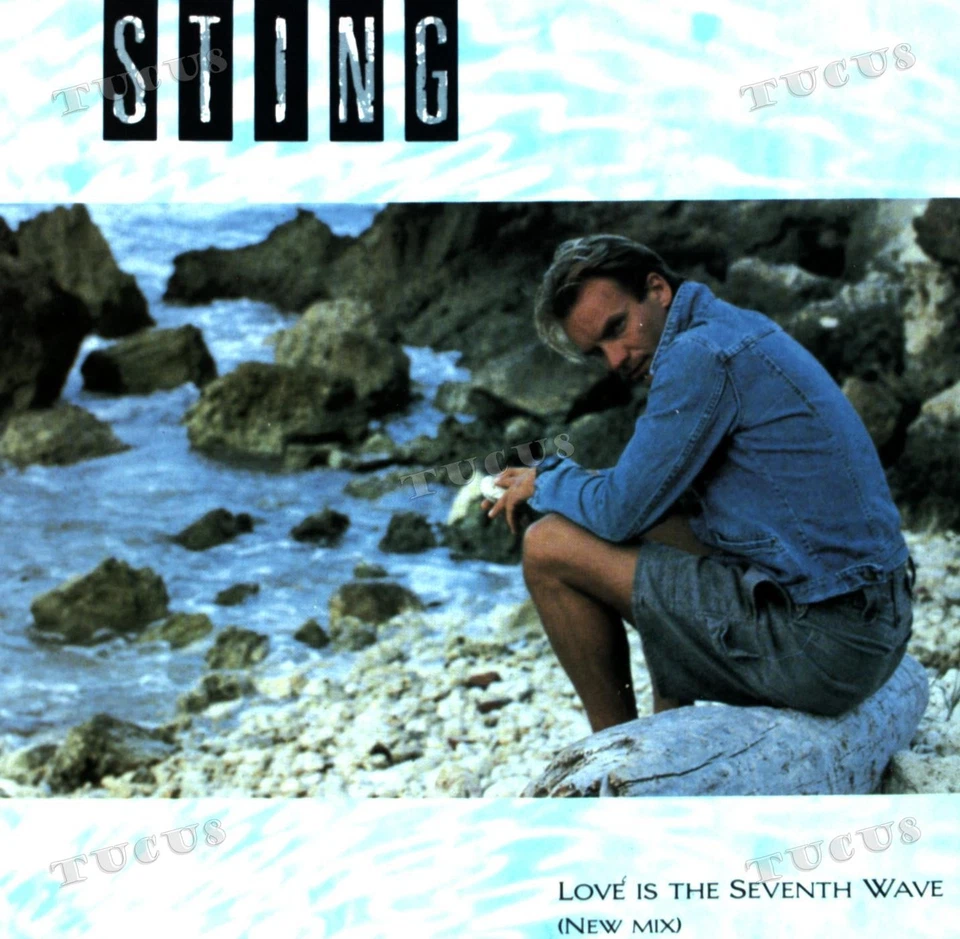 Sting - Love Is The Seventh Wave (New Mix) 7in (VG+/VG+) '* - Image 1 of 1