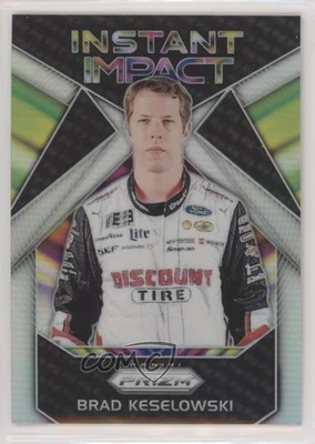 2018 Panini Prizm Instant Impact Silver Prizm Brad Keselowski #II-5 - Image 1 of 2