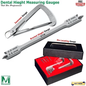 Orthodontic Dental Gauges Bracket Positioning Measuring Caliper Instruments Sets - Picture 1 of 4