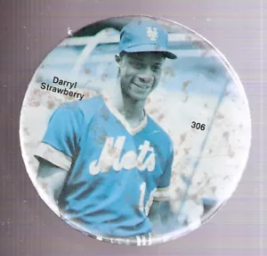 Darryl Strawberry New York Mets Late 1980's 3-Inch Player Pinback Button - Imagen 1 de 1