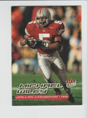 2000 Fleer Ultra #244 Michael Wiley RC, Ohio State Buckeyes - Image 1 of 2