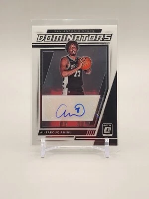 Al-Farouq Aminu 2021-22 Donruss Optic #DS-AFA Dominators Signatures #'d 78/99 - Image 1 of 3