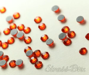 Hotfix Basic HYAZINTH SS20 Stückzahl wählbar Orange AAA Profi Qualität Glitzer - Picture 1 of 18