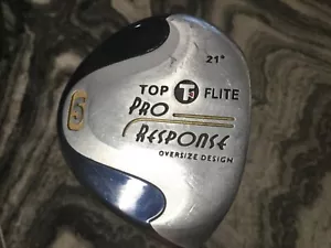 TOP FLITE 21* PRO RESPONSE 5W TOP FLITE STEEL Medium Flex Shaft 42” VERY NICE - Picture 1 of 11