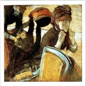 Edgar Degas - At The Milliner’s - 2003 MOMA Art Print Card - Picture 1 of 7