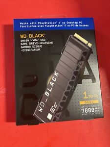 WD_Black 1TB SN850 NVMe Gaming Sony PS5 SSD Solid State Drive Factory Sealed