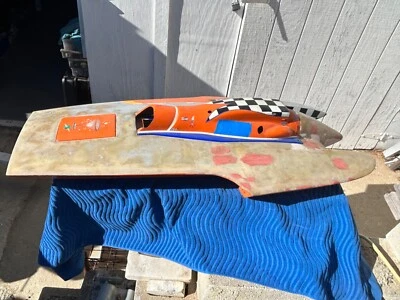 Epoxy MAD Racing Boat Worx 45"  PI Sport Hydro MADE N USA zenoah,quickdraw - Image 1 of 4