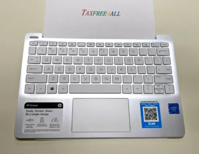 HP STREAM 11-AK0020NR  11.6" palmrest w/touchpad L44642-001 - Image 1 of 4