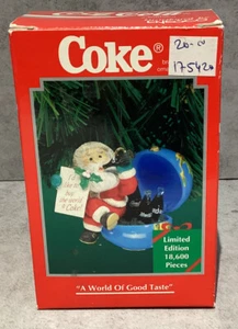 1996 Enesco Ornament Coca-Cola A World of Good Taste - Bild 1 von 2