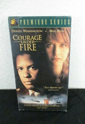 Courage Under Fire (VHS, 1997) Sean Astin, Lou Diamond Phillips, Meg Ryan - Image 1 of 3